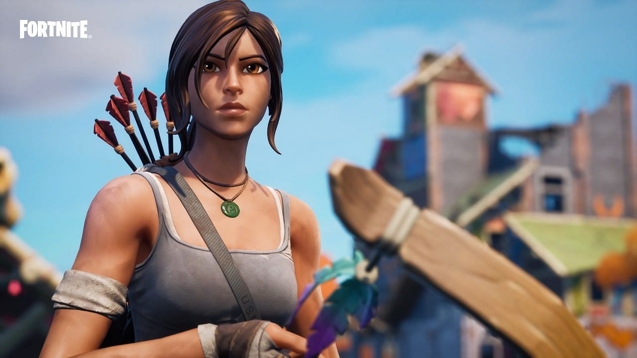 Lara Croft is one of the most popular Fortnite skins in Chapter 3 Season 3 (Image via Epic Games)