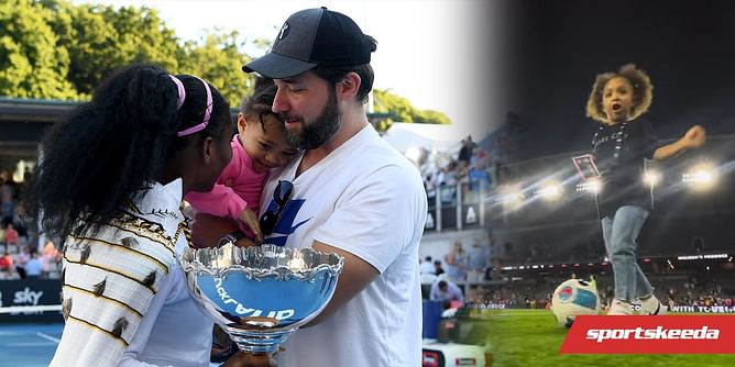 "My genes" - Serena Williams after Olympia scores a goal in style, Alexis Ohanian disagrees