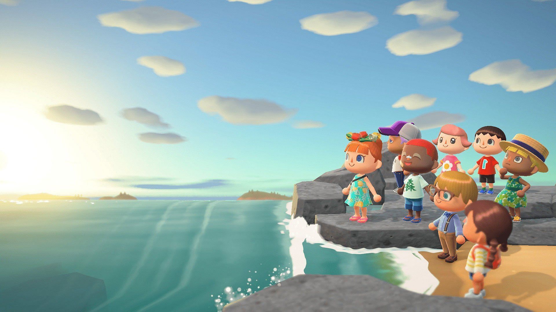 Private island? Check! making friends and peace? Double check! (Image via Nintento EPD)