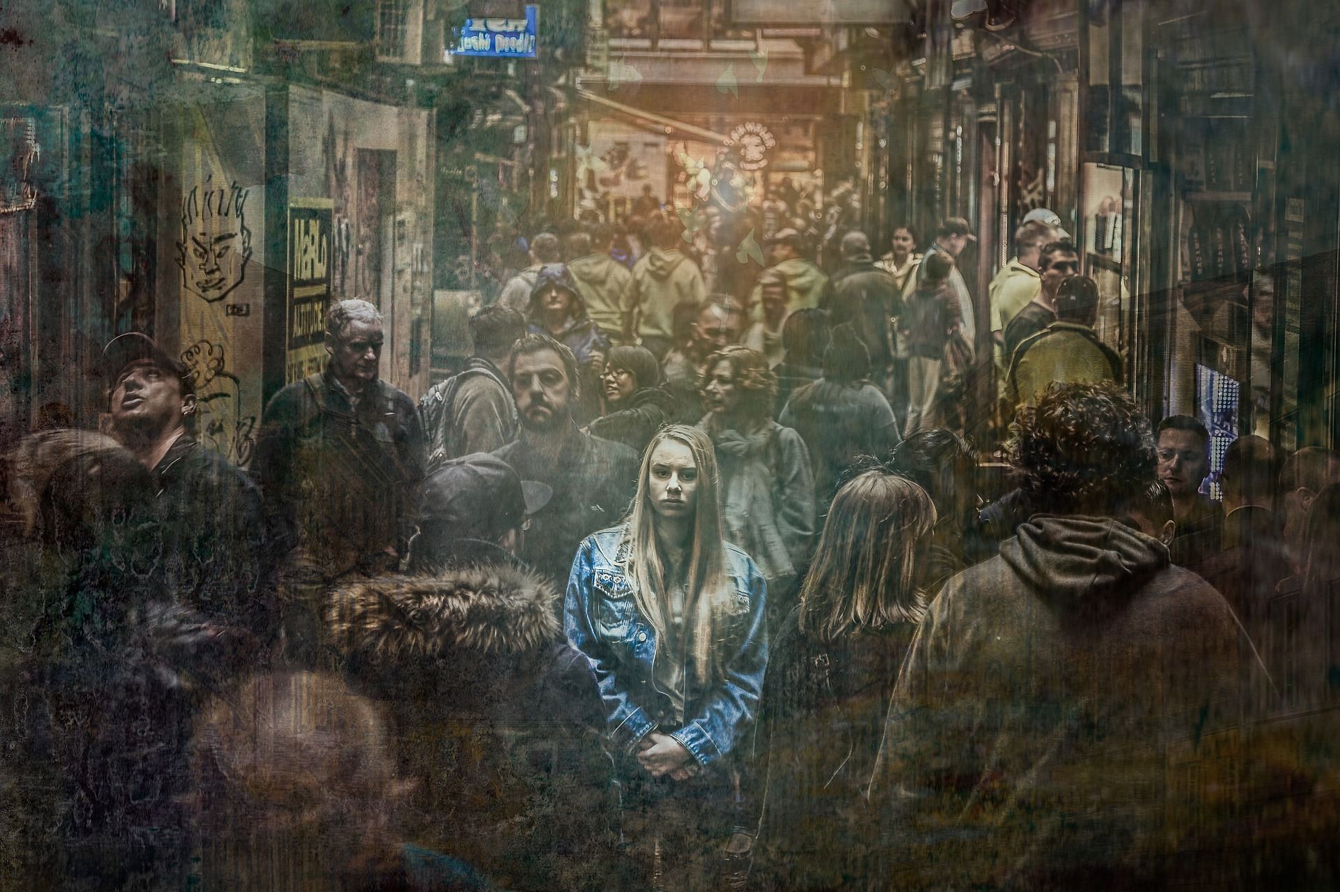 Loneliness can be experienced even in a market full of people. ( Photo via Pixaboy/ Gray Dickason)