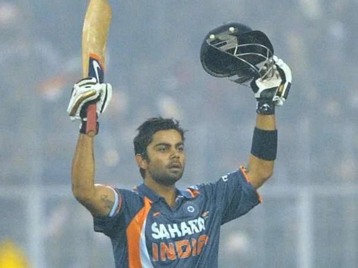 The first of many: Kohli&#039;s first maiden ton was against Sri Lanka in 2009.
