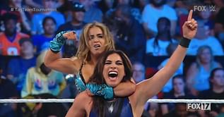 Aliyah and Raquel Rodriguez advance to the WWE Women's Tag Team Championship finals on SmackDown