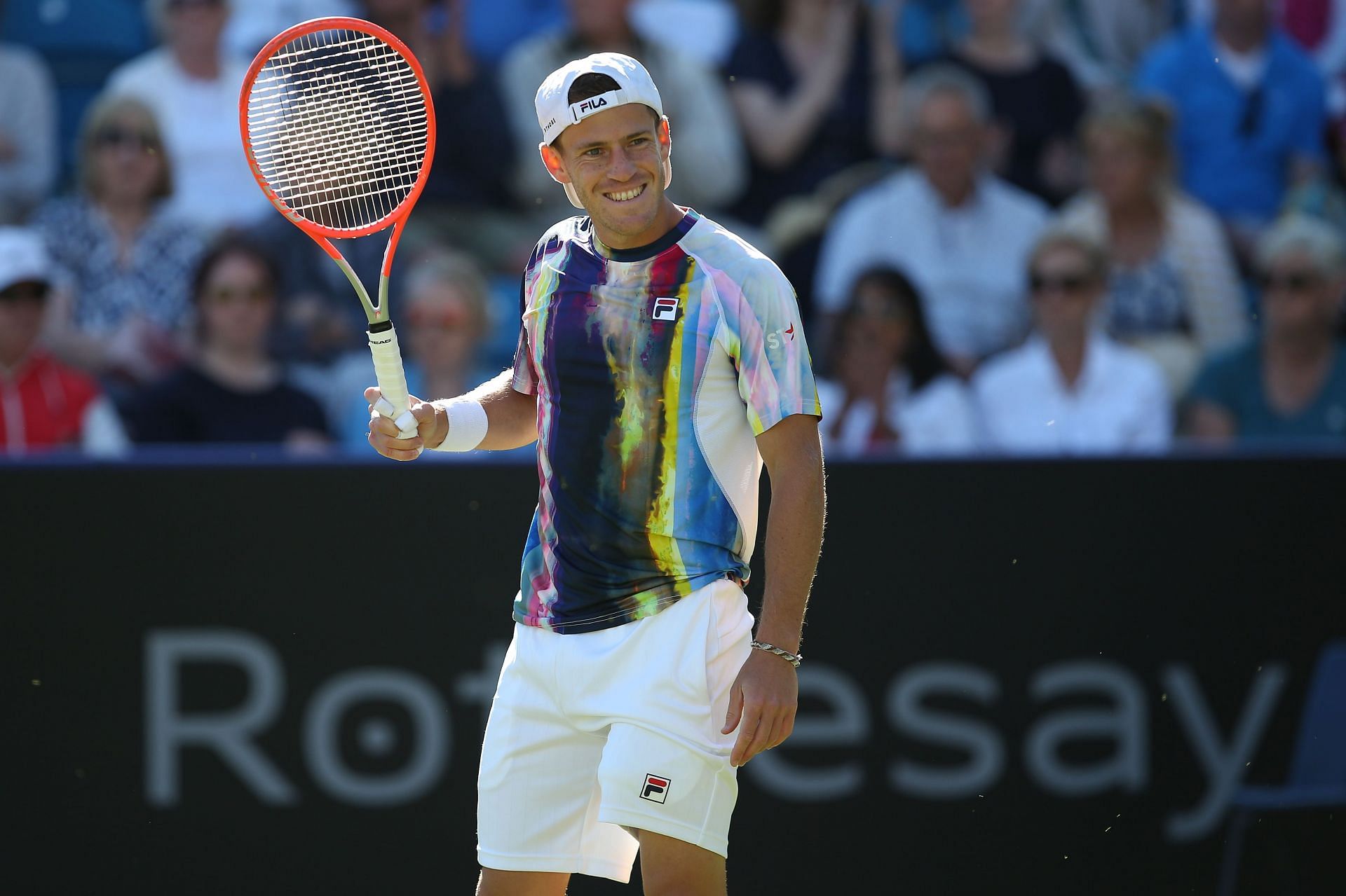 Diego Schwartzman at the 2022 Rothesay International Eastbourne.