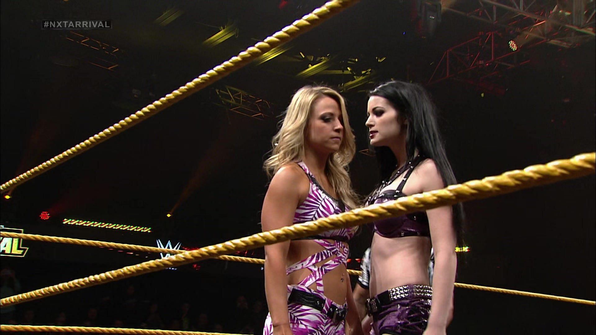 Emma and Paige at NXT ArRIVAL