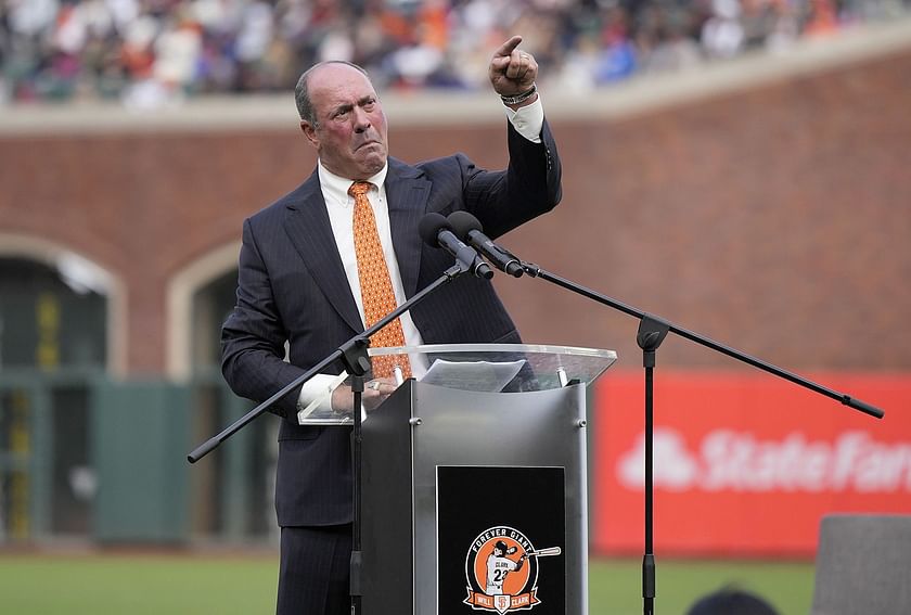 I am Will 'The Thrill' Clark. I am forever a Giant” - San Francisco legend Will  Clark gives an emotional speech during his Number 22 retirement ceremony