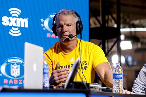 Former NFL QB Breet Favre at the SiriusXM At Super Bowl LIV - Day 3