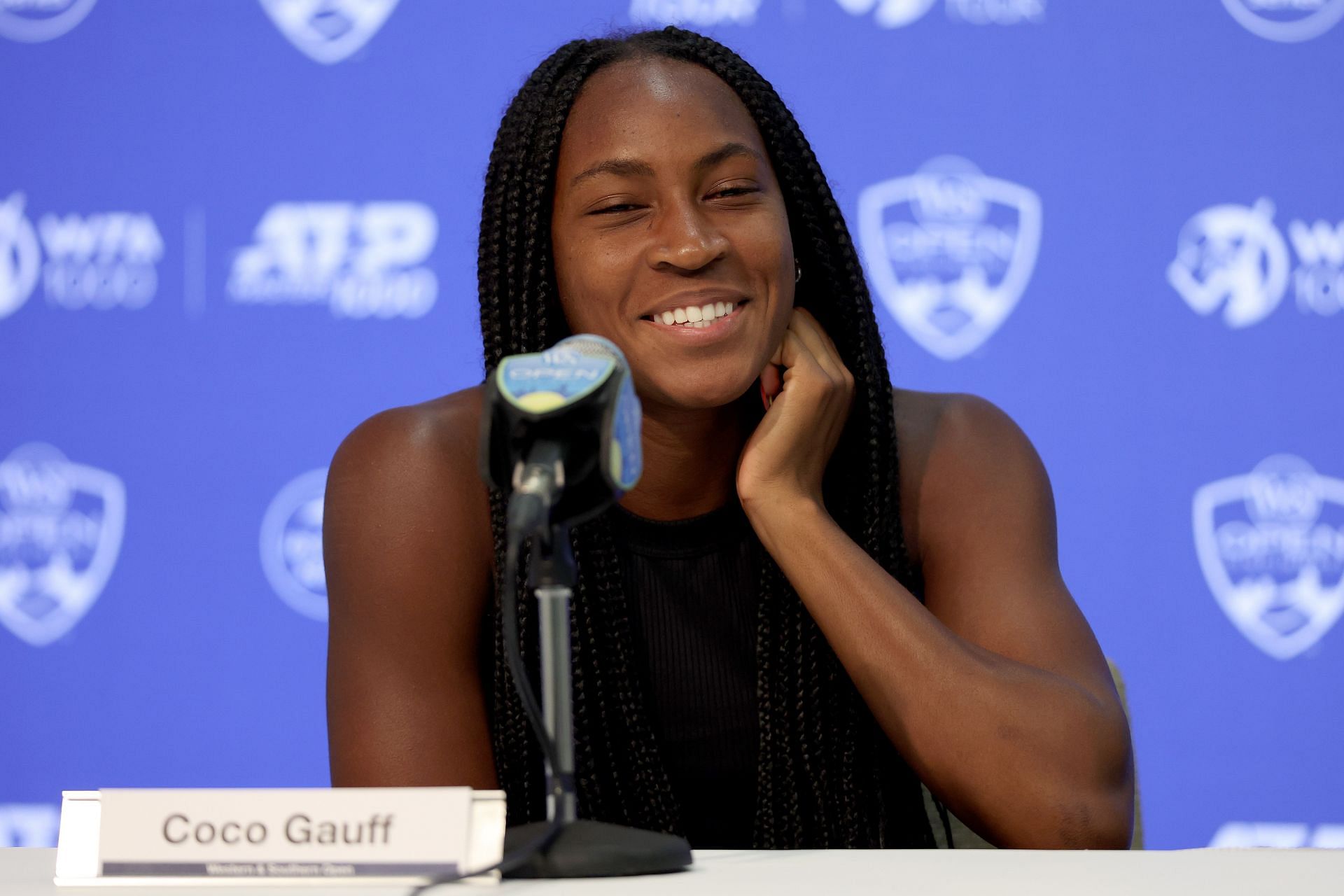 Coco Gauff at the 2022 Western & Southern Open.