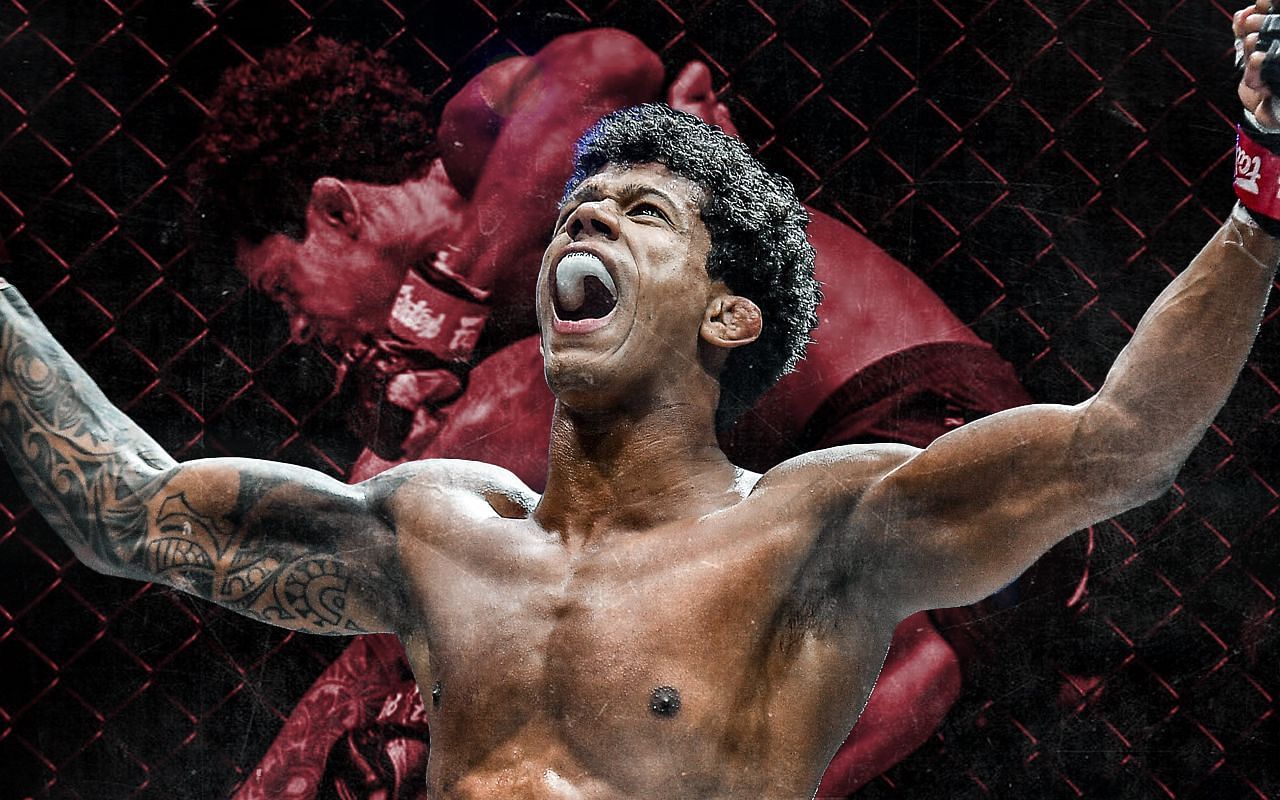 ONE flyweight king Adriano Moraes talks about his boxing coaches and training partners helping him get ready ONE on Prime Video 1 [Credit: ONE Championship]