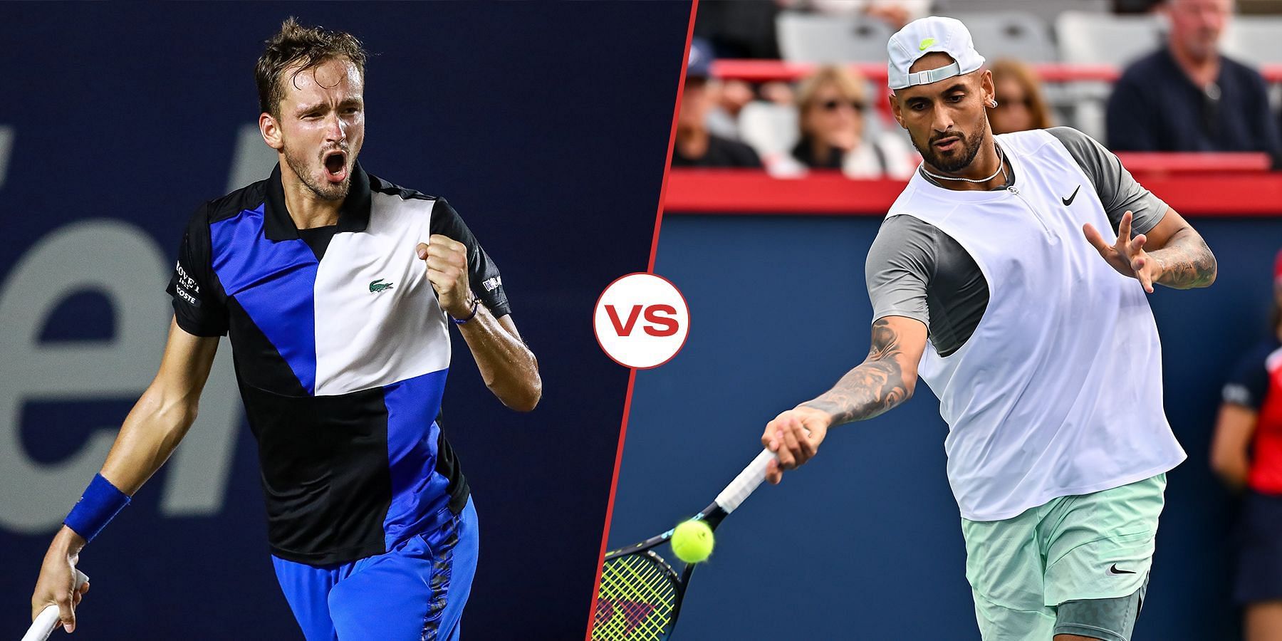 Daniil Medvedev will take on Nick Kyrgios in the second round of the Canadian Open
