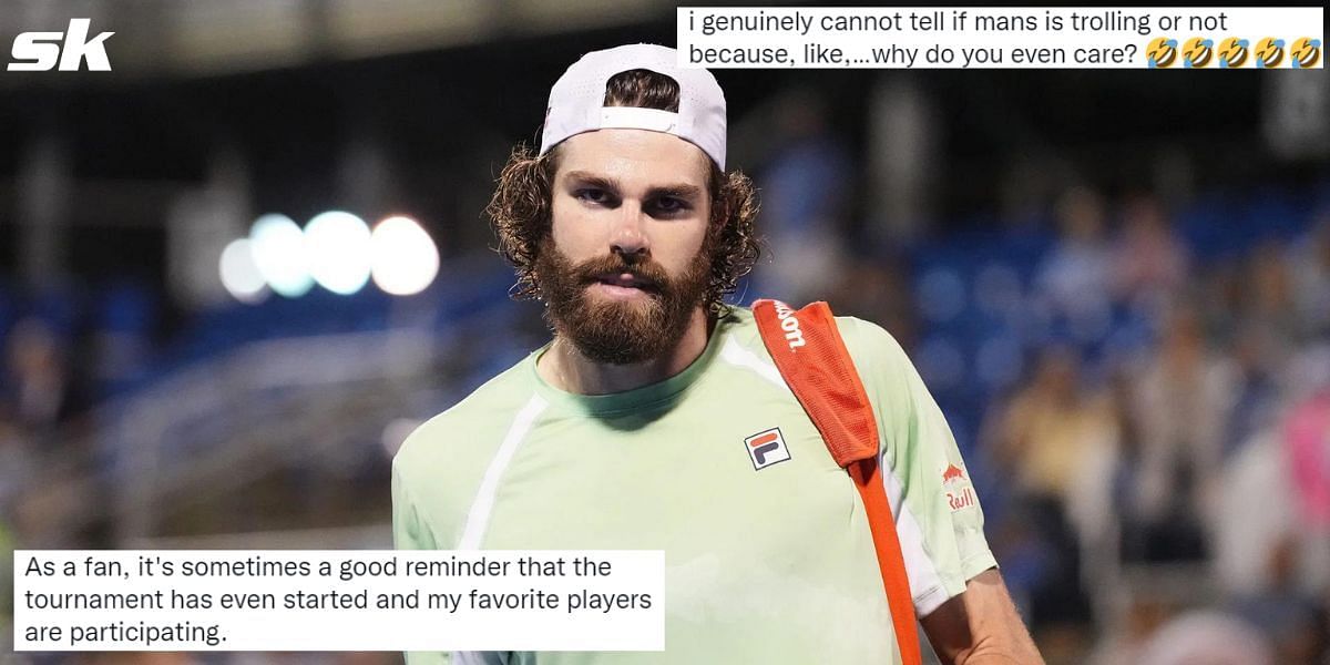Tennis fans react to Reilly Opelka&#039;s latest tweet