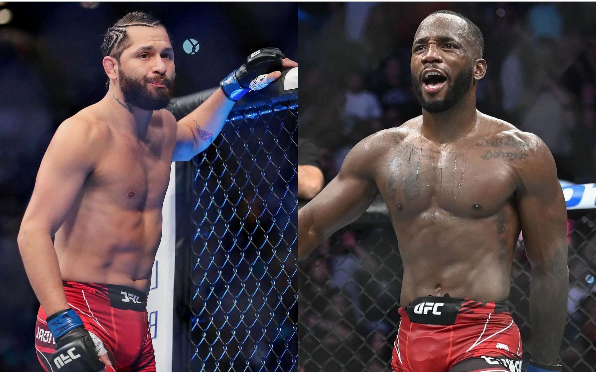 Jorge Masvidal (left) and Leon Edwards (right)