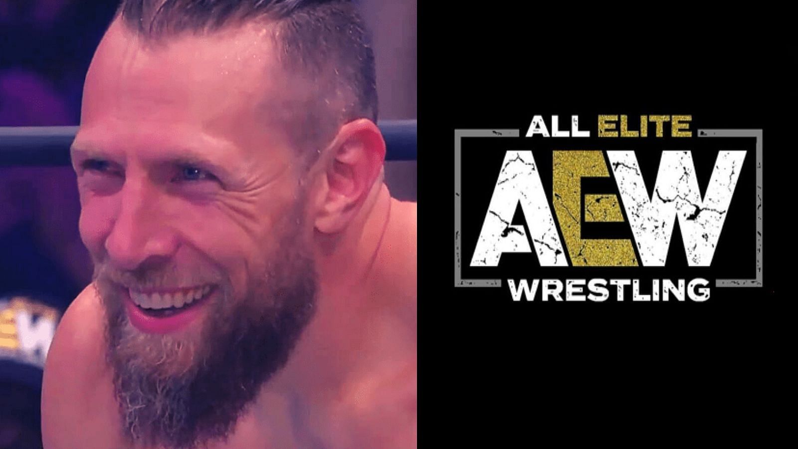 The American Dragon (L); AEW logo (R) 