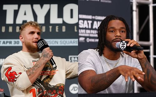 Jake Paul (left) and Hasim Rahman Jr. (right) 