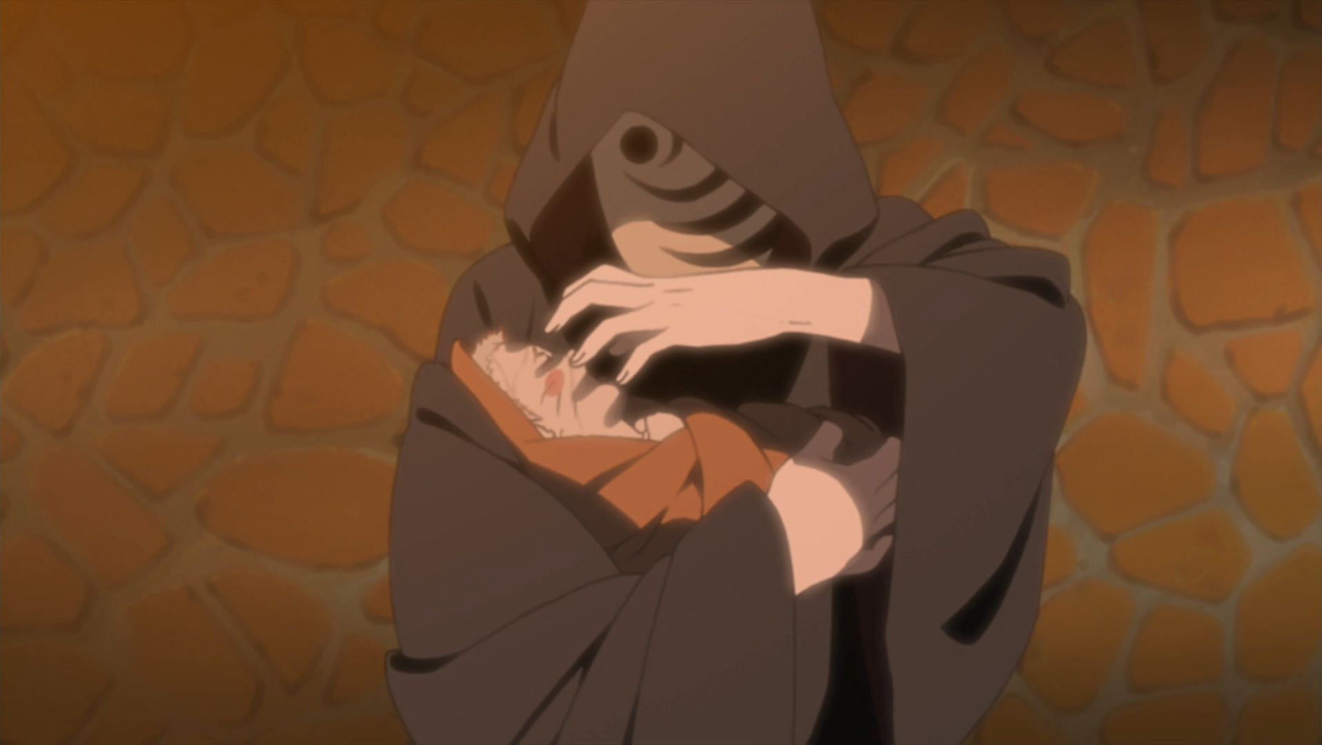 Obito threatening to kill Naruto (Image via Studio Pierrot)