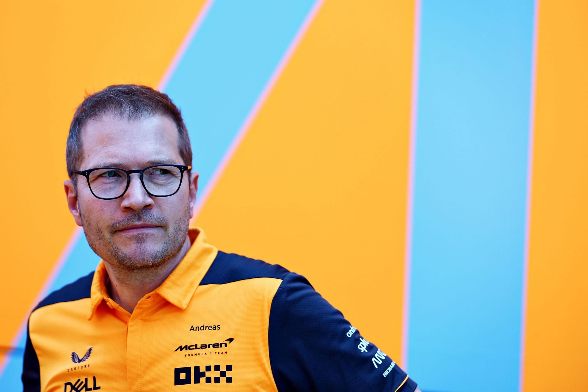 McLaren Team Principal Andreas Seidl at the F1 Grand Prix of France at Circuit Paul Ricard on July 21, 2022 in Le Castellet, France. (Photo by Mark Thompson/Getty Images)