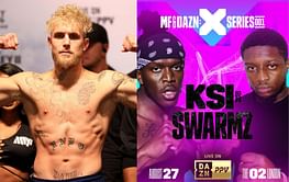 “Swarmz has never boxed”- Jake Paul’s Most Valuable Promotions calls out KSI vs. Swarmz