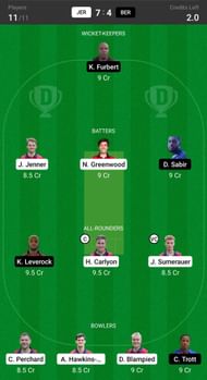 JER vs BER Fantasy suggestion #2