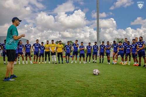 Thomas Brdarić-coached Chennaiyin FC have arrived for the Durand Cup in Imphal with their full-strength squad. (Image - twitter @ChennaiyinFC)