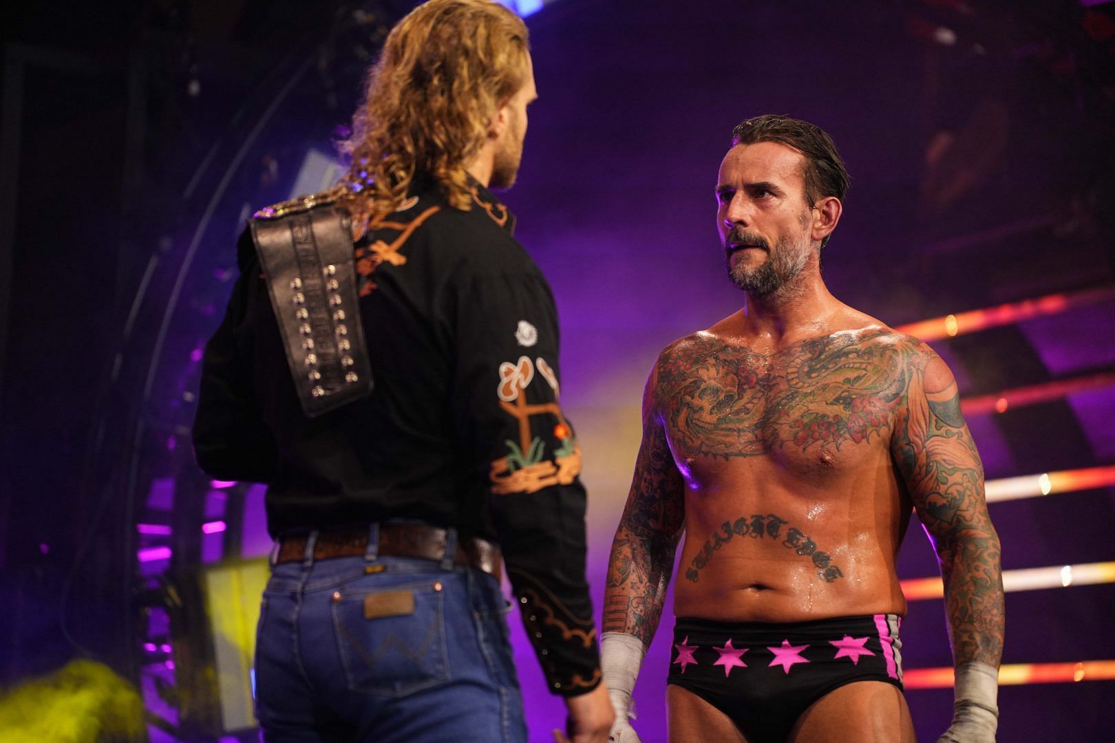 Punk and Hangman squared off for the gold at Double or Nothing this year!