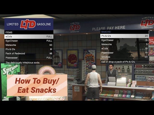 gta yacht snacks