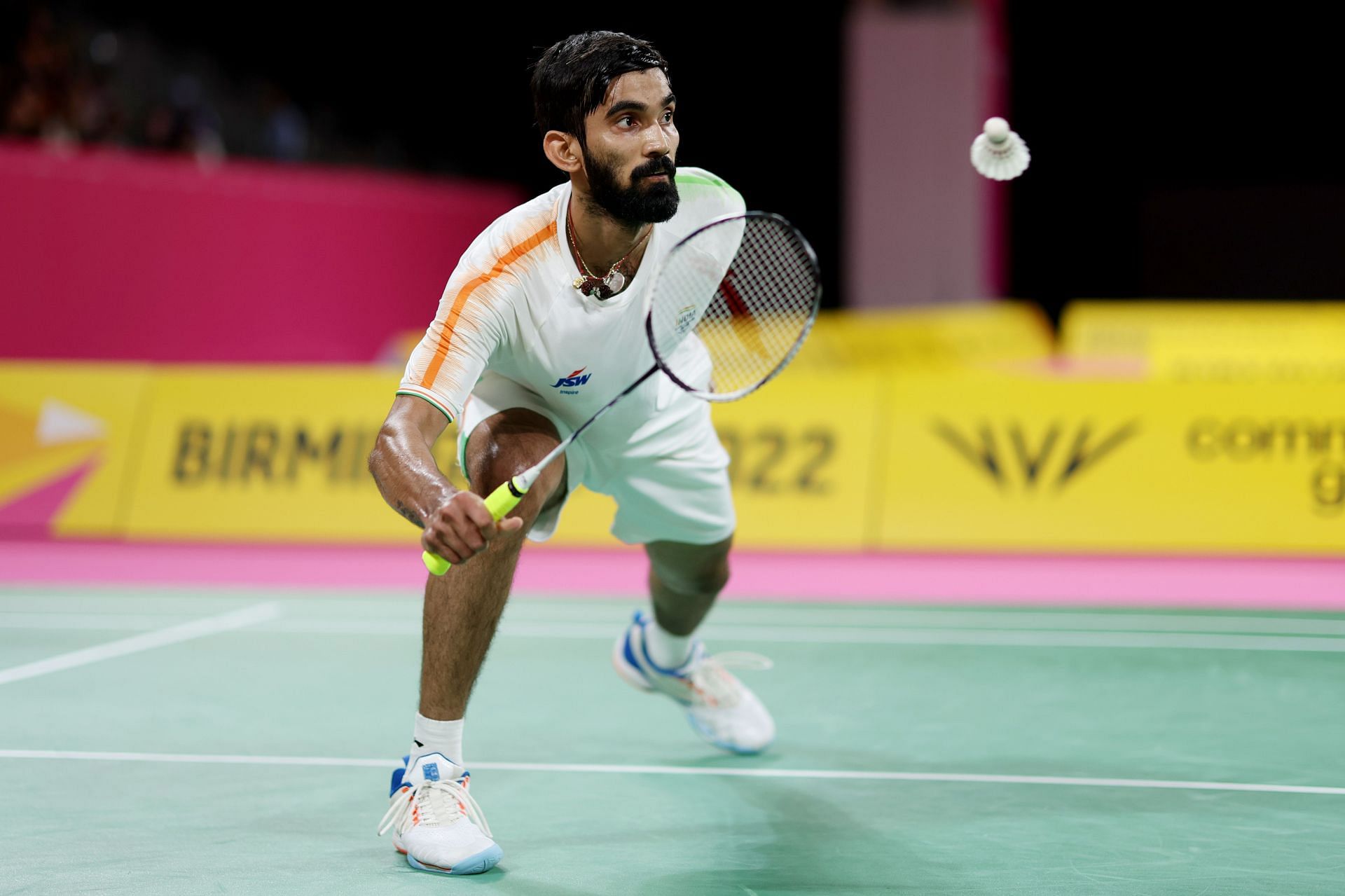 Kidambi Srikanth in action at the 2022 Commonwealth Games (Image courtesy: Getty)