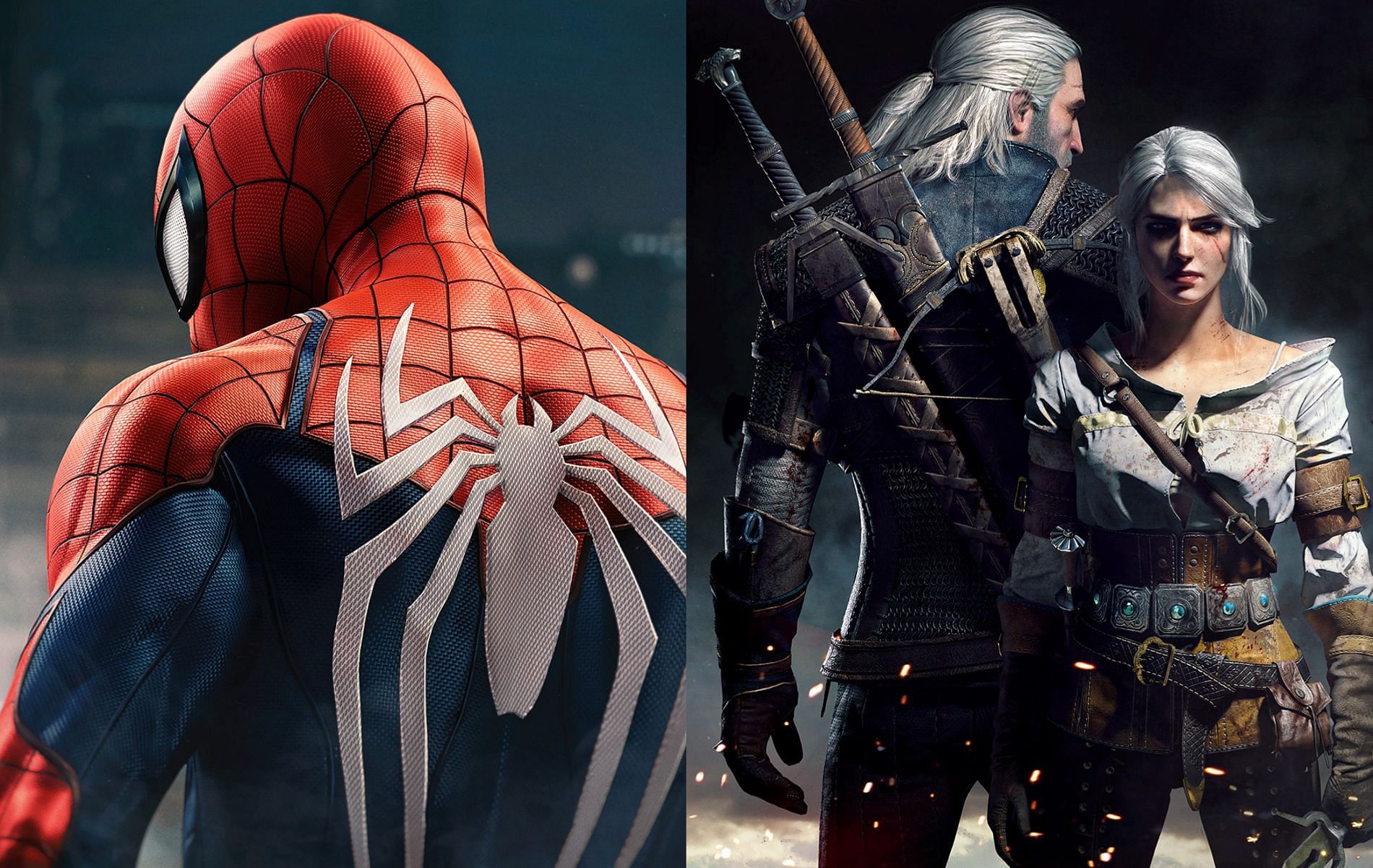 Top 10 best games for Steam Deck (Images via Insomniac games and CD Projekt Red)
