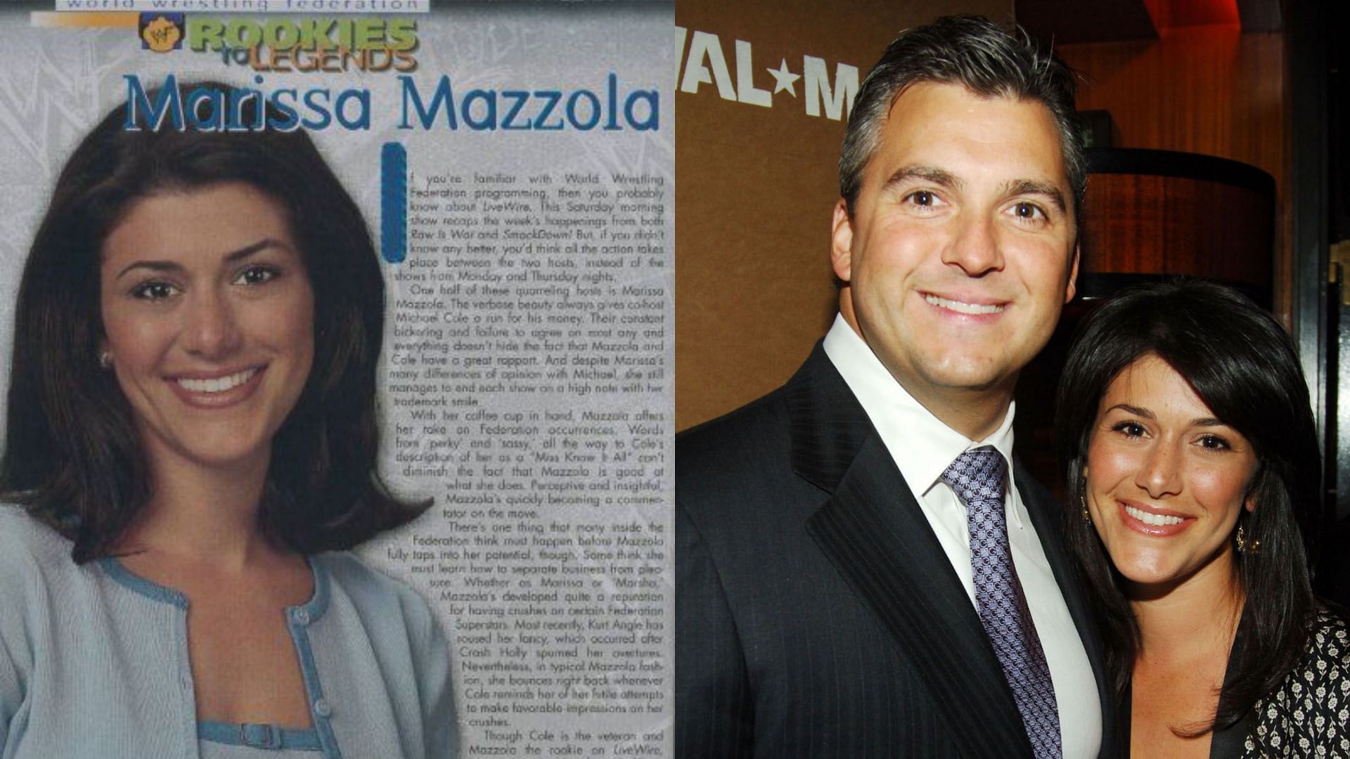 Marissa Mazzola had a few backstage jobs and co-hosted LiveWire