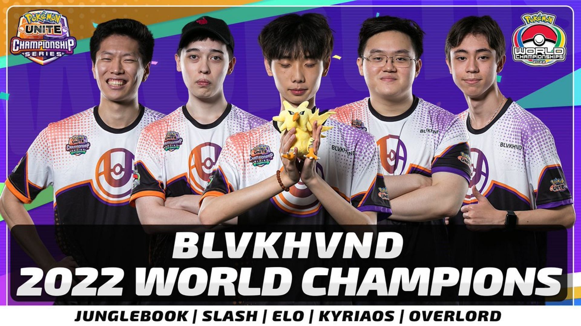 BLVKHVND crowned champion of Pokemon UNITE World Championship 2022 (Image via Pokemon)