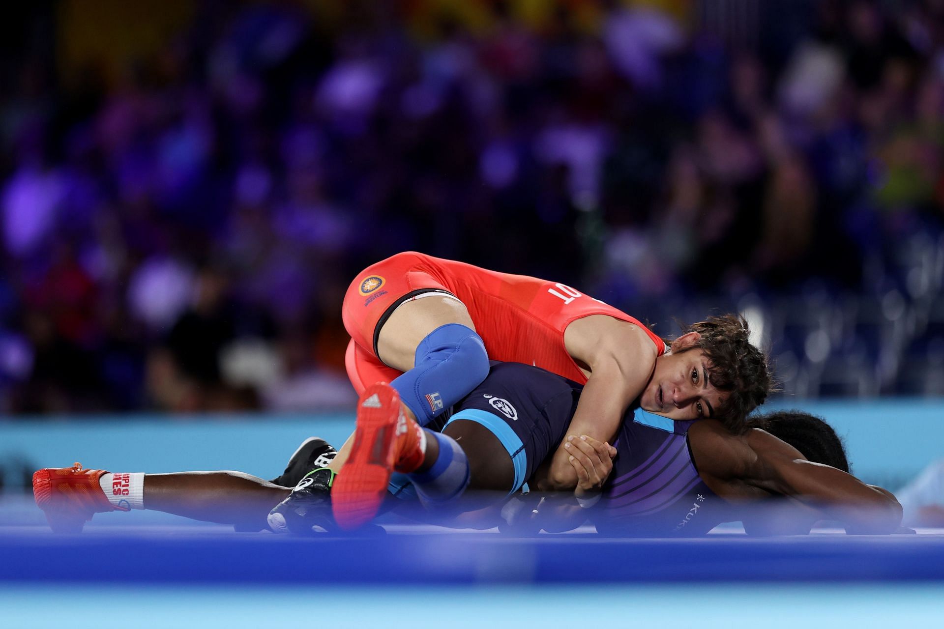 Wrestling - Commonwealth Games: Day 9 Pooja Gehlot in action