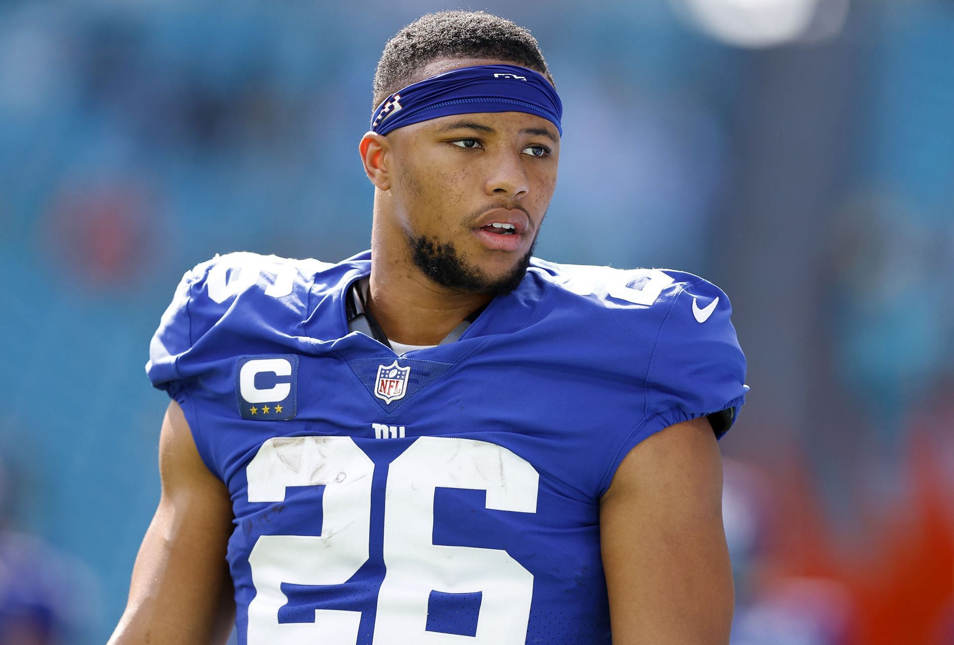 Among the best running backs in NFL, Saquon Barkley undoubtedly features prominently