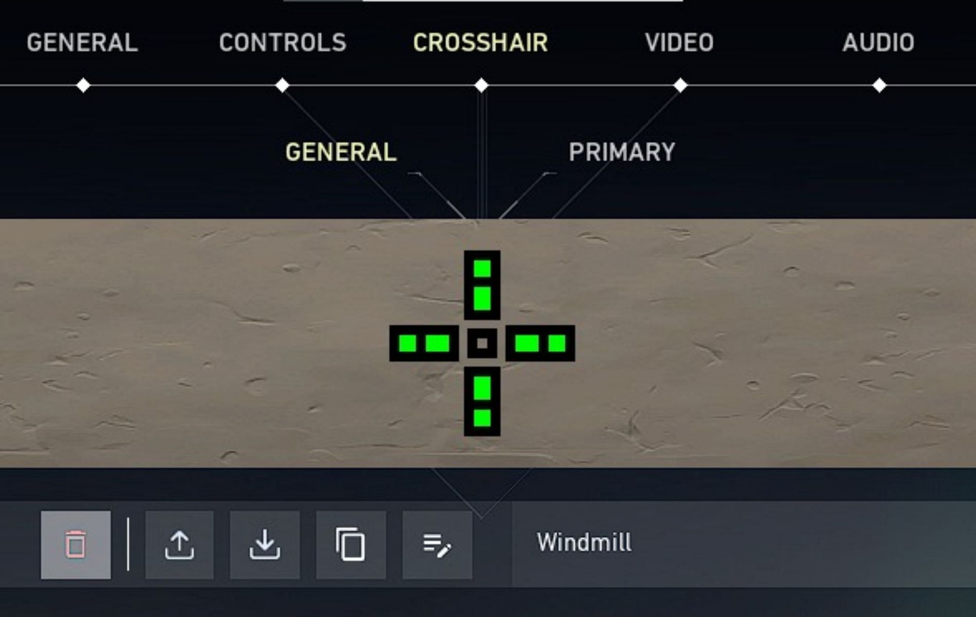 Windmill Crosshair (Image via Riot Games)