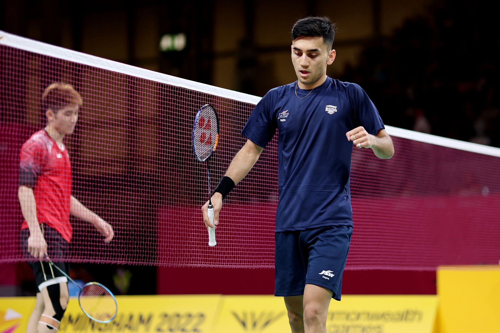 Lakshya Sen during his semi-final match at the 2022 Commonwealth Games (Image courtesy: Getty)