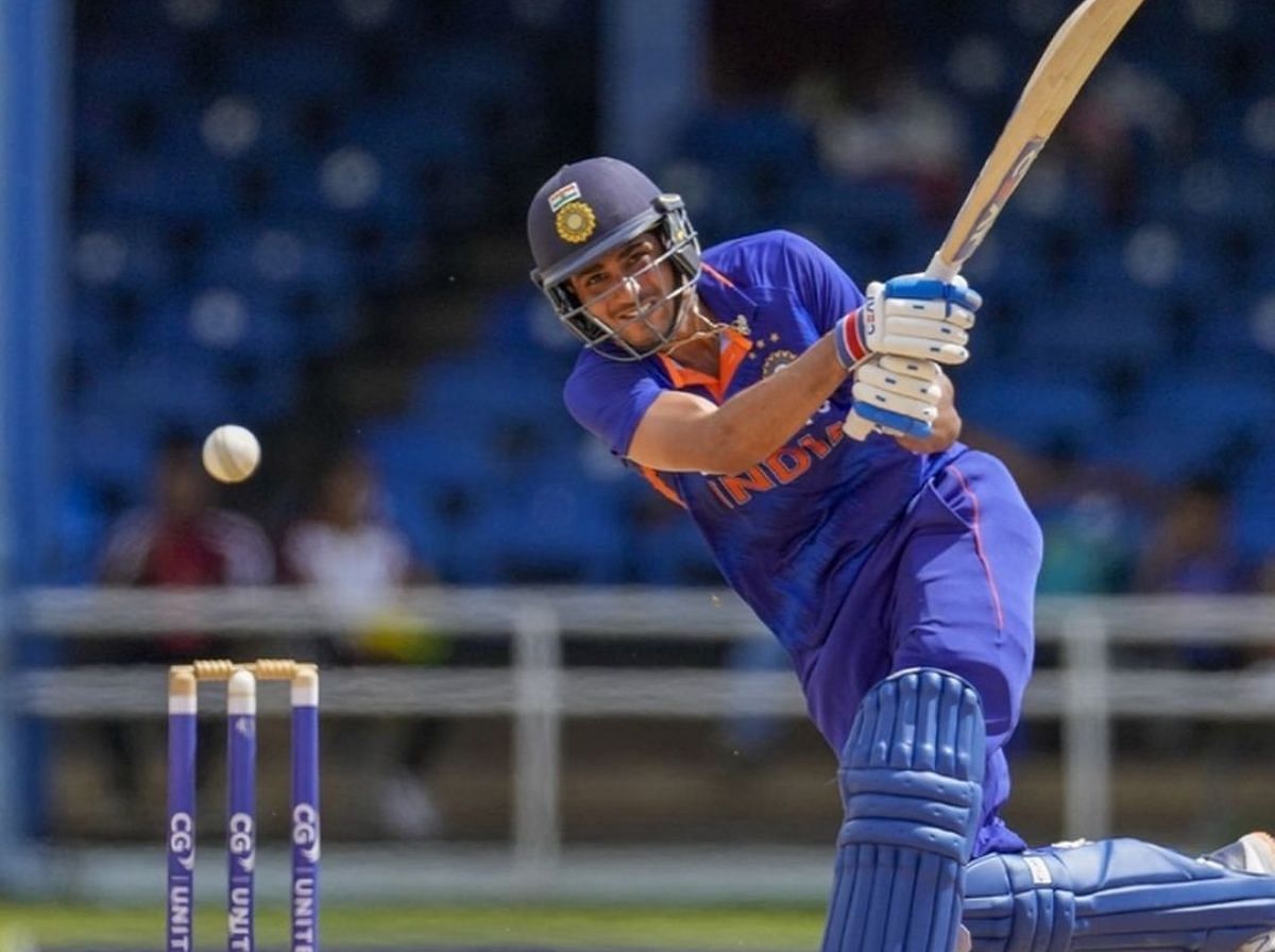 Shubman Gill had a fantastic one-day series in the West Indies. Pic: Twitter