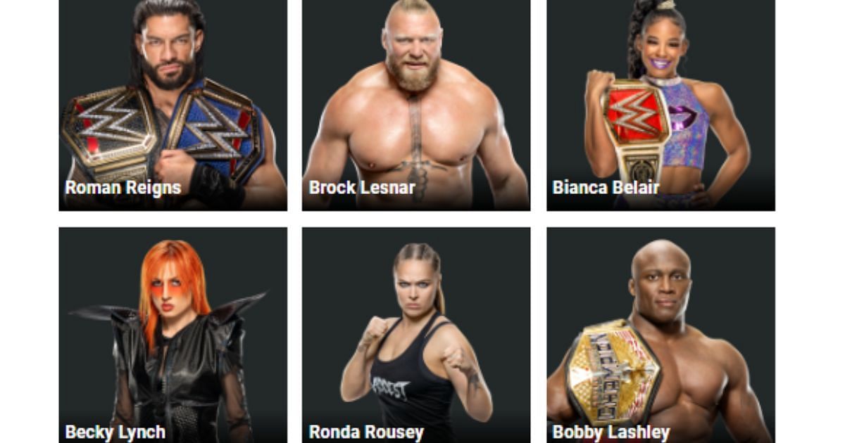 Roman Reigns and Brock Lesnar are two of the six advertised stars for WrestleMania 39