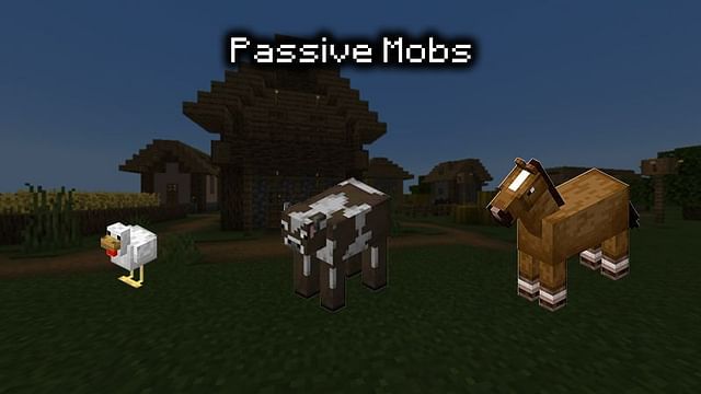 Passive Mobs In Minecraft Types And Behavior