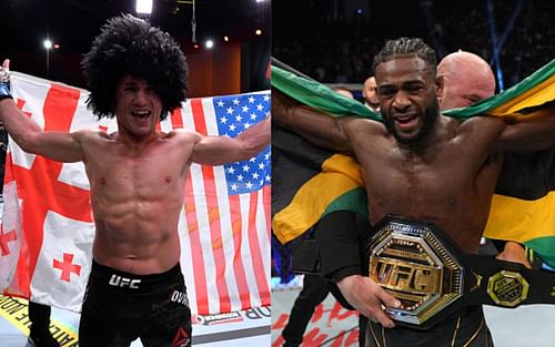 Merab Dvalishvili (left) and Aljamain Sterling (right) [Images via Getty]