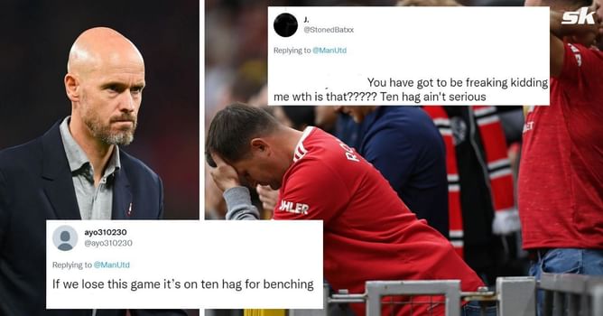 “If we lose this game it’s on Ten Hag”, “Got to be freaking kidding me” – Manchester United fans express frustration with 30-year-old star failing to make starting line-up for Southampton game