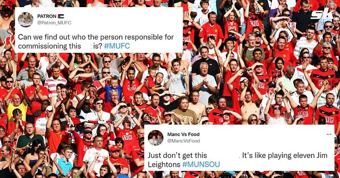 “Can we find out who the person responsible for commissioning this” – Manchester United fans can’t help but complain about one thing 15 minutes into Southampton game