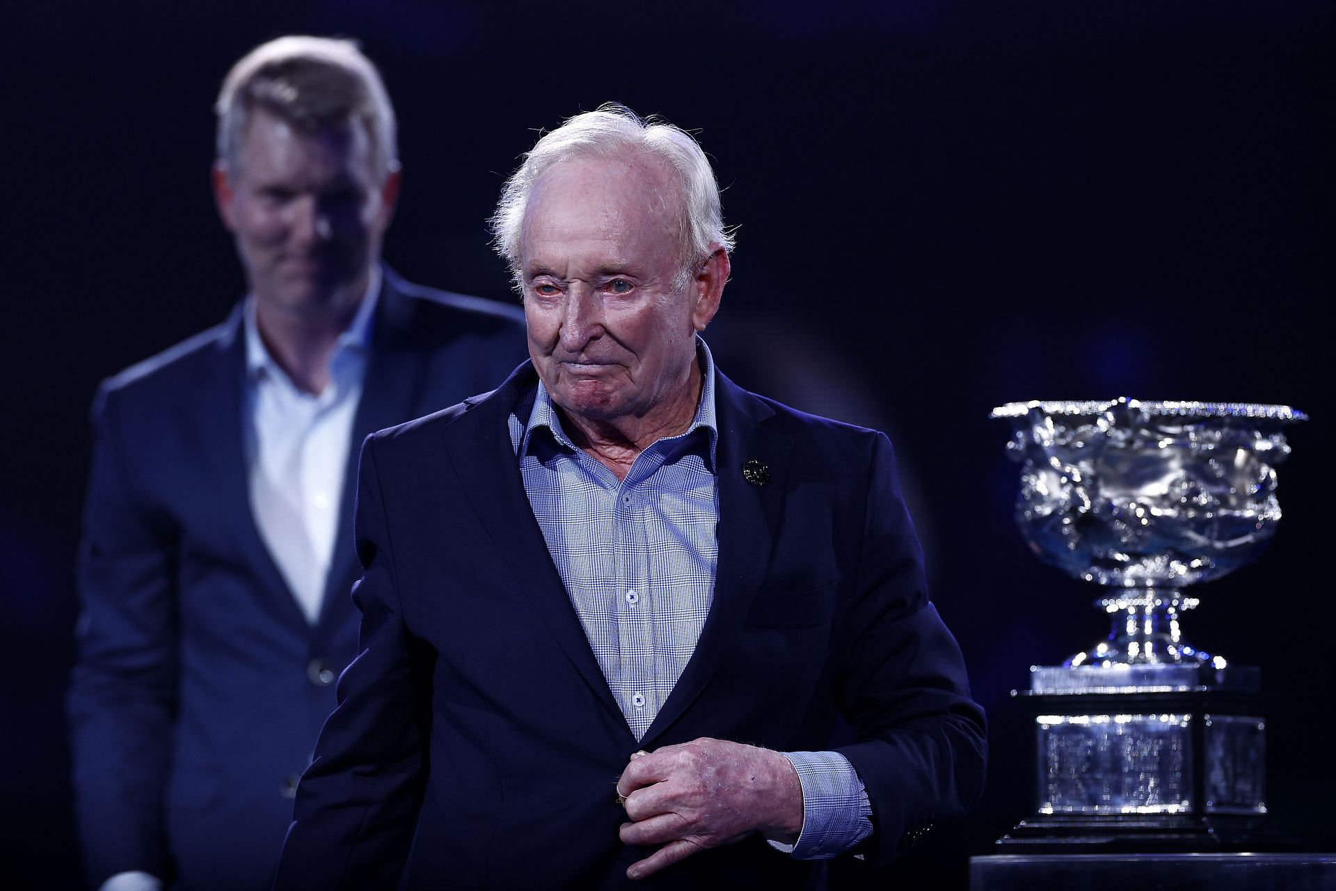 Rod Laver at the 2022 Australian Open: Day 14