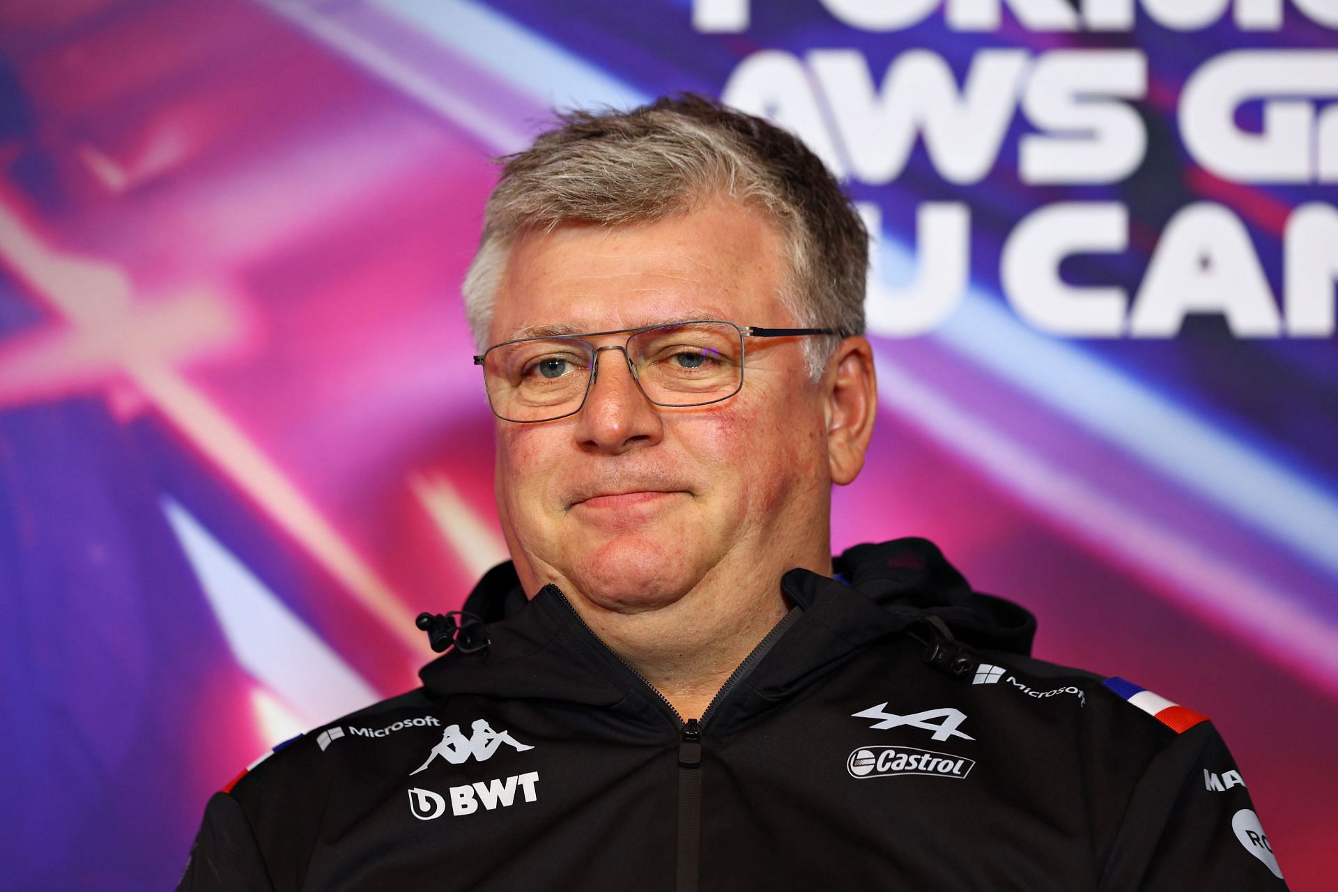 Alpine team principal Otmar Szafnauer speaks to the media ahead of the 2022 F1 Canadian GP (Photo by Clive Rose/Getty Images)