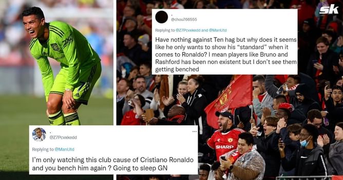“This is honestly so disrespectful”, “We are not watching” – Manchester United fans question Ten Hag’s decision to bench Cristiano Ronaldo for Southampton clash