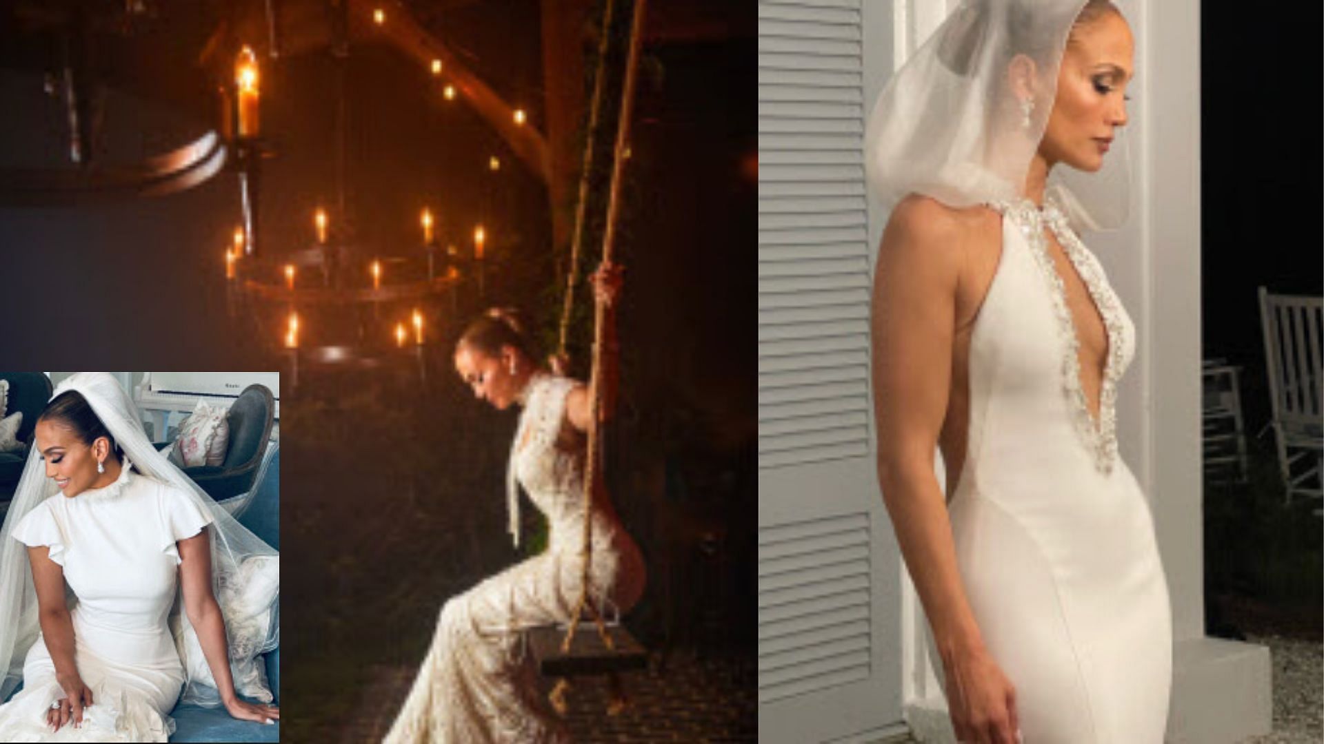 Jennifer released the first look of her Ralph Lauren custom-made wedding gown in her newsletter &quot;On The JLo.&quot;