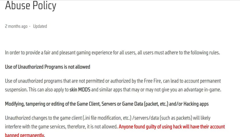 Fact Check: Can Free Fire players be banned for account trading?