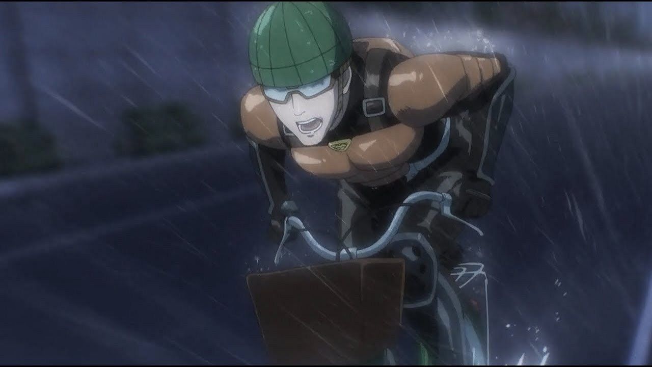 Mumen Rider as seen in the series&#039; anime (Image via Madhouse Studios)
