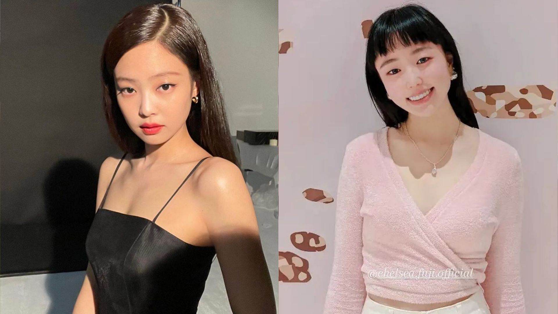 BLACKPINK&#039;s Jennie and her body double/dancer Chelsea Fuji (Images via Instagram/jennierubjane and chelsea.fuji.official)