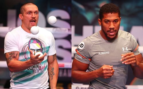 Oleksandr Usyk (left) and Anthony Joshua (right) (Image credits Getty Images)