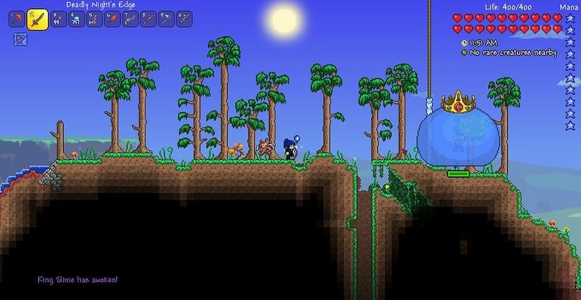 How to find and defeat King Slime in Terraria