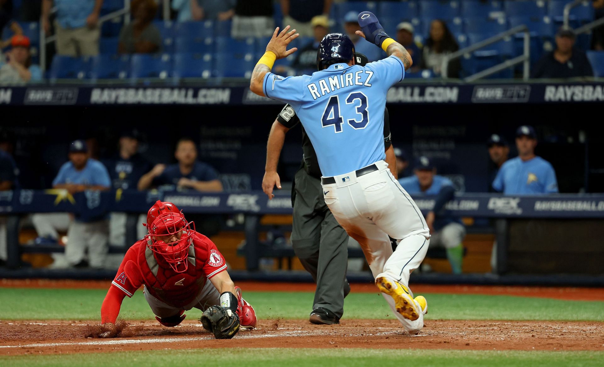 Los Angeles Angels v Tampa Bay Rays