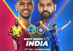 IND vs WI 2022, 2nd T20I: Today's match players list, teams & umpires