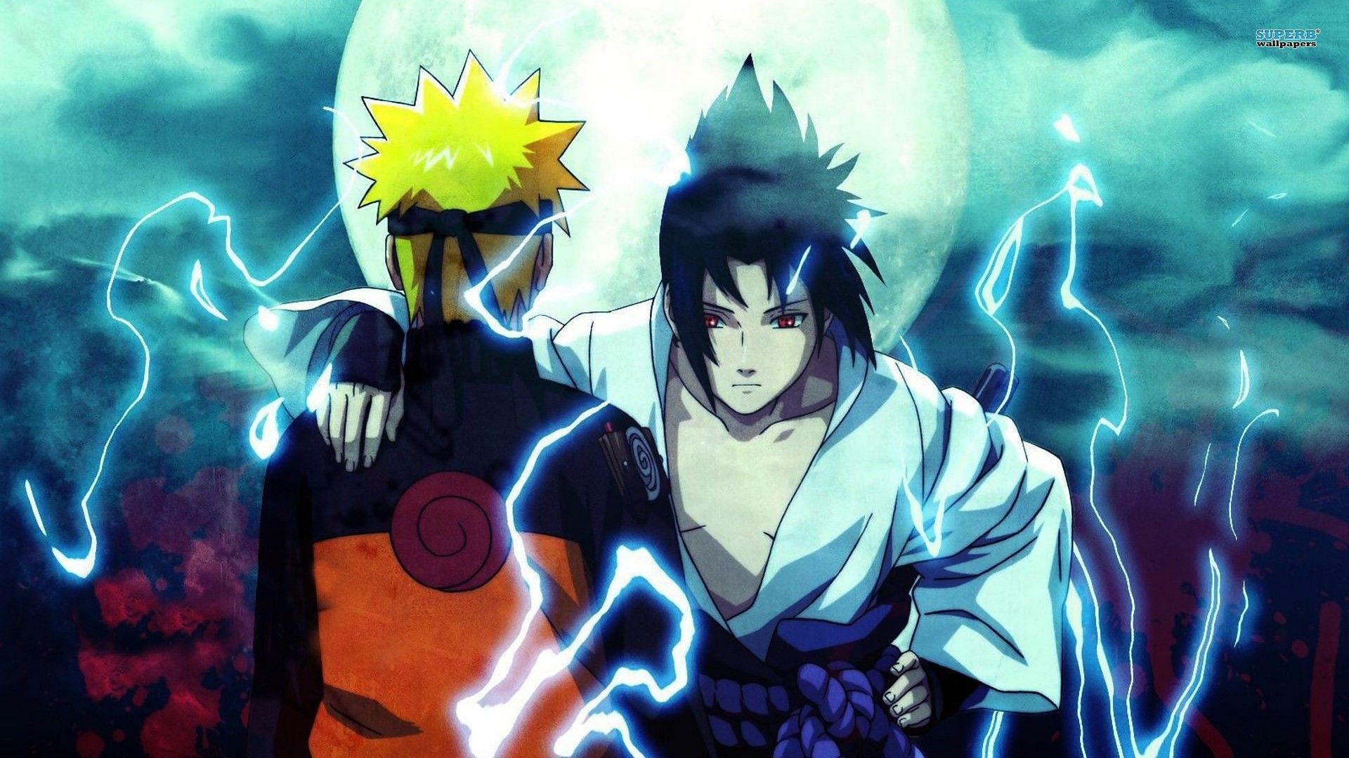 Save & Follow  Naruto Uzumaki • Sasuke Uchiha • Live Wallpaper